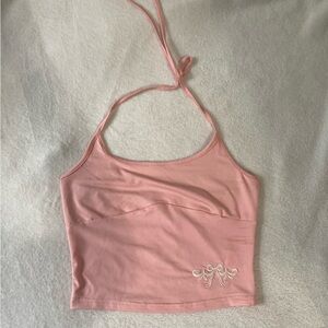 SHEIN light pink halter top